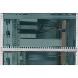 Digitus Carril de sujeción de cables 19" para Unique & Dynamic, Guía para cable plateado