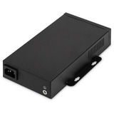 Digitus Inyector Gigabit Ethernet PoE++ 802.3at, 95 W, Inyector PoE negro