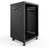 Digitus Rack de equipo universal de 19 pulgadas con ruedas, Rack, caja de servidor negro