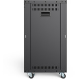 Digitus Rack de equipo universal de 19 pulgadas con ruedas, Rack, caja de servidor negro
