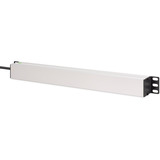 Digitus Regleta de enchufes 19" PDU con perfil de aluminio, 9 tomas negro/Aluminio