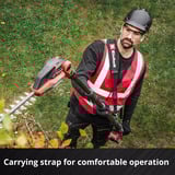 EINHELL Tijera telescópica profesional para setos a batería GP-HH 18/50 Li T BL-Solo, 18Volt, Cortasetos rojo/Negro