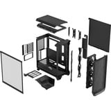 Fractal Design Meshify 3 TG Light Tint, Cajas de torre negro