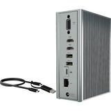 ICY BOX IB-DK2262AC base para portátil y replicador de puertos Alámbrico USB 3.2 Gen 1 (3.1 Gen 1) Type-A Antracita, Estación de acoplamiento negro, Alámbrico, USB 3.2 Gen 1 (3.1 Gen 1) Type-A, 55 W, 10,100,1000 Mbit/s, Antracita, MicroSD (TransFlash), SD