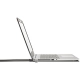 Kensington Candado fino de combinación con cable ultra NanoSaver®, Seguridad negro, 1,8 m, Kensington, Cerradura con combinación, Negro, Metálico