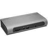 Kensington Replicador de puertos híbrido 4K dual Thunderbolt™ 3 y USB-C SD5600T con 96 W de PD: Win/Mac, Estación de acoplamiento gris, USB Tipo C, Gris