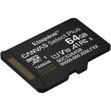 Kingston SDCS3/64GBSP, Tarjeta de memoria negro