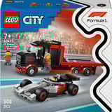LEGO City F1 Truck con coche de carreras Audi F1, Juegos de construcción 