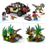 LEGO Jurassic World Huida en Todoterreno y Raptor al Acecho, Juegos de construcción Juego de construcción, 6 año(s), Plástico, 285 pieza(s), 436 g