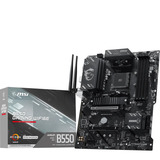 MSI B550 GAMING WIFI6E, Placa base negro/Plateado