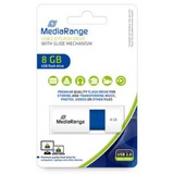 MediaRange Color Edition 8 GB, Lápiz USB blanco/Azul