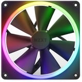 NZXT F140 RGB Carcasa del ordenador Ventilador 14 cm Negro 1 pieza(s) negro, Ventilador, 14 cm, 500 RPM, 1800 RPM, 32,5 dB, 24,85 cfm