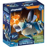 PLAYMOBIL Dragons: The Nine Realms - Plowhorn & D'Angelo, Juegos de construcción 