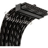 Phanteks PH-CB-CMBO_SSV, Cable alargador negro/Plateado