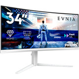 Philips EVNIA 34M2C5601QA, Monitor de gaming blanco