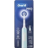 Procter & Gamble Pro 1 Sensitive Clean Adulto Cepillo dental oscilante Azul, Cepillo de dientes eléctrico turquesa, Adulto, Cepillo dental oscilante, Cuidados diarios, Sensible, Blanqueador, 20000 movimientos por minuto, Azul, 8800 movimientos por minuto