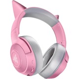 Razer RZ04-03520100-R3M1 auricular y casco Auriculares Diadema Bluetooth Rosa, Auriculares para gaming rosa, Auriculares, Diadema, Llamadas y música, Rosa, Binaural, Volume +,Volume -
