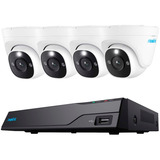 Reolink NVS8-8MD4 kit de videovigilancia Alámbrico 8 canales, Conjunto Alámbrico, Almohadilla, RJ-45, Interior / exterior, 700 lm, 6500 K
