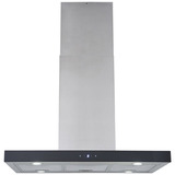 Respekta 19050000000321, Campana extractora acero fino/Negro