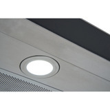 Respekta 19050000000321, Campana extractora acero fino/Negro