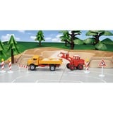 SIKU 3563 modelo a escala Modelo a escala de pala cargadora frontal Previamente montado 1:50, Automóvil de construcción rojo, Modelo a escala de pala cargadora frontal, Previamente montado, 1:50, Kramer 411, Cualquier género, Metal, Plástico