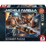 Schmidt Spiele Michele Farella: Mundos estelares mágicos - Ingravidez en el espacio, Puzzle 