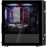 SilverStone FARA H1M Micro Torre Negro, Cajas de torre negro, Micro Torre, PC, Negro, micro ATX, Mini-DTX, Mini-ITX, Plástico, Acero, 16 cm