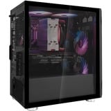 SilverStone FARA H1M Micro Torre Negro, Cajas de torre negro, Micro Torre, PC, Negro, micro ATX, Mini-DTX, Mini-ITX, Plástico, Acero, 16 cm