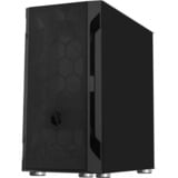 SilverStone FARA H1M Micro Torre Negro, Cajas de torre negro, Micro Torre, PC, Negro, micro ATX, Mini-DTX, Mini-ITX, Plástico, Acero, 16 cm