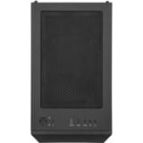 SilverStone FARA H1M Micro Torre Negro, Cajas de torre negro, Micro Torre, PC, Negro, micro ATX, Mini-DTX, Mini-ITX, Plástico, Acero, 16 cm