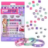 Spin Master Cool MAKER - POPSTYLE EXPANSION PACK - Kit para Hacer Pulseras - Más de 50 Cuentas con Gemas y 3 Brazaletes de la Amistad - 6068666 - Cuentas para Pulseras - Juguetes Niñas 7 Años +, Manualidades Cool Maker - POPSTYLE EXPANSION PACK - Kit para Hacer Pulseras - Más de 50 Cuentas con Gemas y 3 Brazaletes de la Amistad - 6068666 - Cuentas para Pulseras - Juguetes Niñas 7 Años +, Kit de fabricación de pulseras para niños, 7 año(s), Multicolor