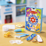 Spin Master MELISSA & DOUG - Set de Juego Botiquín de Primeros Auxilios de Juguete, 16 Piezas con 6 Heridas Mágicas Reutilizables - 6074904 - Juguetes Niños 3 años + - Regalo Niño 3 años +, Juego de rol MELISSA & DOUG - Set de Juego Botiquín de Primeros Auxilios de Juguete, 16 Piezas con 6 Heridas Mágicas Reutilizables - 6074904 - Juguetes Niños 3 años + - Regalo Niño 3 años +