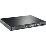 TP-Link Omada SG3428XMP switch Gestionado L2+ Gigabit Ethernet (10/100/1000) Energía sobre Ethernet (PoE) 1U Negro, Interruptor/Conmutador Gestionado, L2+, Gigabit Ethernet (10/100/1000), Energía sobre Ethernet (PoE), Montaje en rack, 1U