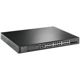 TP-Link TL-SG3428XMP switch Gestionado L2/L3 Gigabit Ethernet (10/100/1000) Energía sobre Ethernet (PoE) 1U Negro, Interruptor/Conmutador Gestionado, L2/L3, Gigabit Ethernet (10/100/1000), Energía sobre Ethernet (PoE), Montaje en rack, 1U