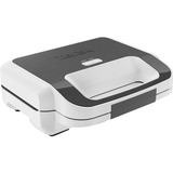 Tefal Snack XL SW7011 sandwichera 850 W Blanco, Acero inoxidable blanco/Gris, 850 W, Tipo C, 238 mm, 276 mm, 98 mm, 3,4 kg