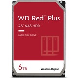 WD WD Red Plus 3.5" 6000 GB Serial ATA III, Unidad de disco duro 3.5", 6000 GB, 5400 RPM