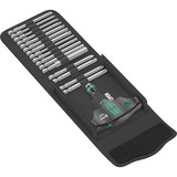 Wera Kraftform Kompakt 400 RA Set 1, con función de trinquete, Conjuntos de bits negro/Verde