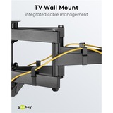 goobay Soporte de pared para TV Pro FULLMOTION (L) negro