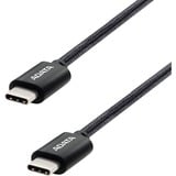 ADATA CACC-100PN-BK cable USB USB 2.0 1 m USB C 480 Gbit/s Negro negro, 1 m, USB C, USB C, USB 2.0, 480 Gbit/s, Negro