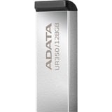 ADATA UR350 unidad flash USB 128 GB USB tipo A 3.2 Gen 1 (3.1 Gen 1) Negro, Plata, Lápiz USB níquel/Negro, 128 GB, USB tipo A, 3.2 Gen 1 (3.1 Gen 1), 100 MB/s, Tapa, Negro, Plata