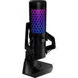 ASUS ROG Carnyx BLK Negro Micrófono de superficie para mesa negro, Micrófono de superficie para mesa, -37 dB, 20 - 20000 Hz, 24 bit, 192 kHz, 120 dB