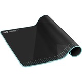ASUS ROG Hone Ace Aim Lab Edition Alfombrilla de ratón para juegos Negro, Almohadilla de ratón para juegos negro/Casa de la moneda, Negro, Monocromo, Tela, Caucho, Base antiderrapante, Alfombrilla de ratón para juegos