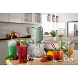 Ariete 0438/04 0,6 L 400 W Verde, Trituradora verde claro/Crema, 0,6 L, Verde, Acero inoxidable, Botones, 400 W, 125 mm