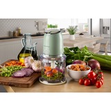 Ariete 0438/04 0,6 L 400 W Verde, Trituradora verde claro/Crema, 0,6 L, Verde, Acero inoxidable, Botones, 400 W, 125 mm