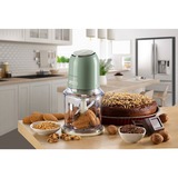 Ariete 0438/04 0,6 L 400 W Verde, Trituradora verde claro/Crema, 0,6 L, Verde, Acero inoxidable, Botones, 400 W, 125 mm