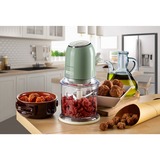 Ariete 0438/04 0,6 L 400 W Verde, Trituradora verde claro/Crema, 0,6 L, Verde, Acero inoxidable, Botones, 400 W, 125 mm