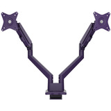 Arozzi AZ-ALZARE-NEO-DUO-PP, Soporte de monitor violeta