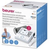 Beurer BM 96 Cardio con función ECG, Esfigomanómetro blanco/Gris