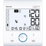Beurer BM 96 Cardio con función ECG, Esfigomanómetro blanco/Gris