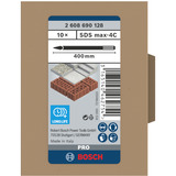 Bosch 2 608 690 128 Rotary hammer chisel attachment accesorio para martillo perforador, Cincel Rotary hammer chisel attachment, Bosch, 40 cm, 10 pieza(s)